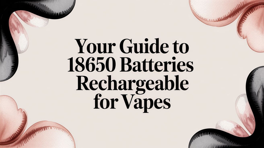 Your Guide to 18650 Batteries Rechargeable for Vapes