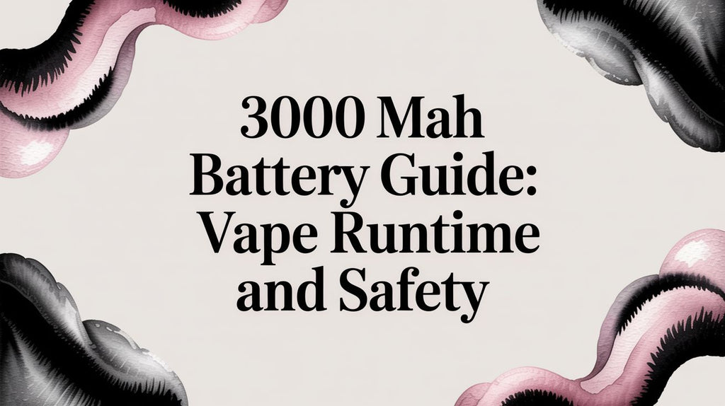 3000 mAh Battery Guide: Vape Runtime and Safety