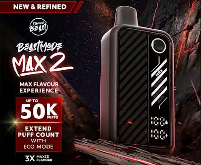 Flavour Beast Beast Mode Max 2: The Ultimate Guide to 50,000 Puffs of Premium Vaping