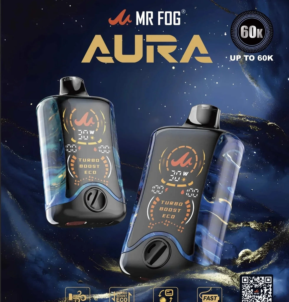 MR FOG AURA 60K: The Ultimate 60,000 Puff Disposable Vape Guide