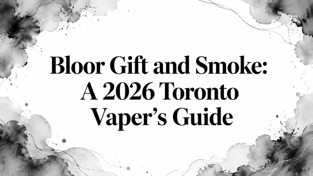 Bloor Gift and Smoke: A 2026 Toronto Vaper's Guide