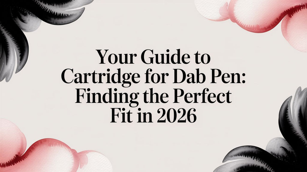 Your Guide to Cartridge for Dab Pen: Finding the Perfect Fit