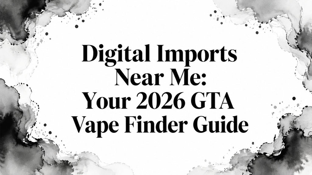 Digital Imports Near Me: Your 2026 GTA Vape Finder Guide