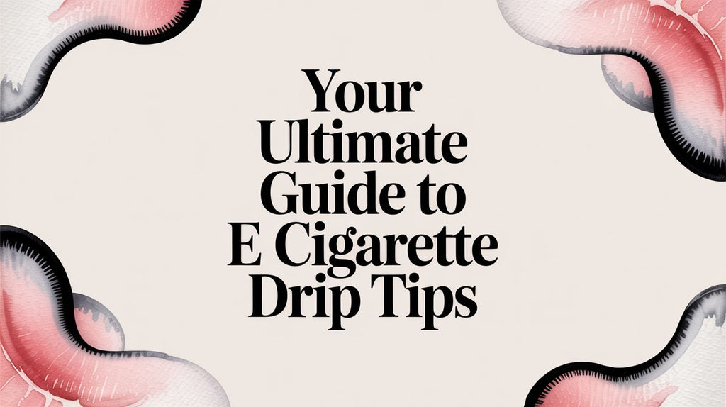 Your Ultimate Guide to E Cigarette Drip Tips