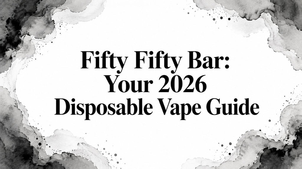 Fifty Fifty Bar: Your 2026 Disposable Vape Guide