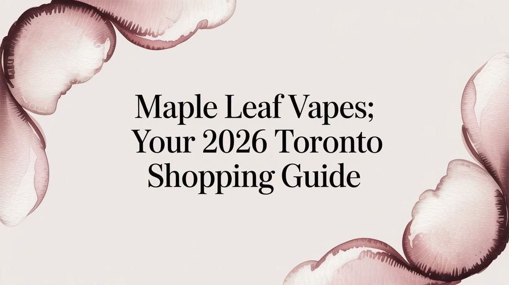 Maple Leaf Vapes: Your 2026 Toronto Shopping Guide