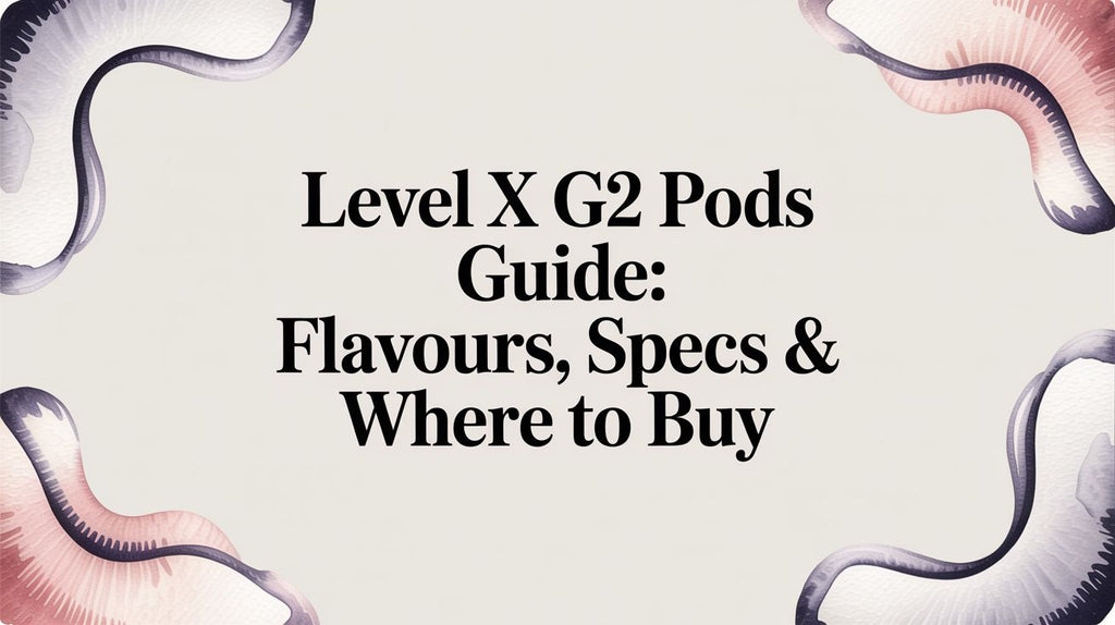 Level X G2 Pods Guide: Flavours, Specs & Where To Buy