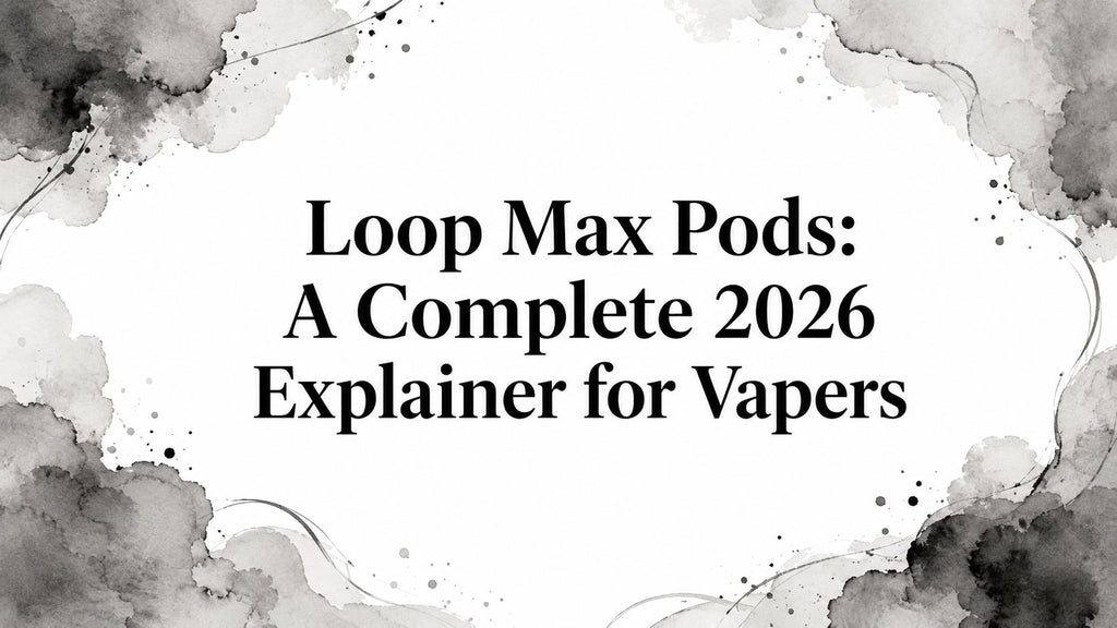 Loop Max Pods: A Complete 2026 Explainer for Vapers