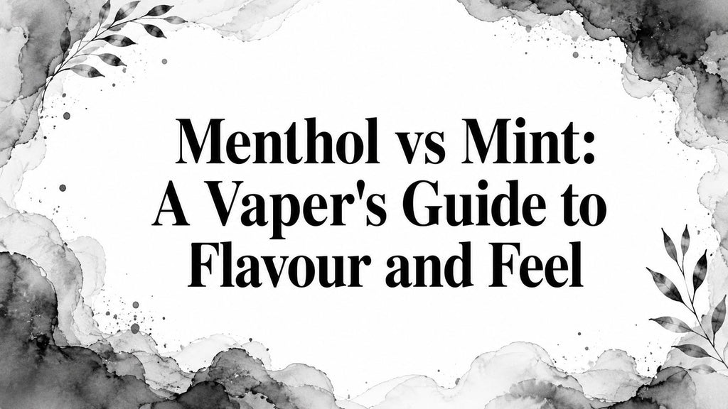 Menthol vs Mint: A Vaper's Guide to Flavour and Feel
