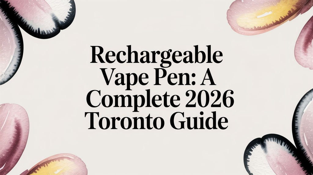 Rechargeable Vape Pen: A Complete 2026 Toronto Guide