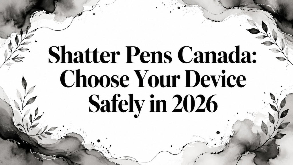 Shatter Pens Canada: Choose Your Device Safely in 2026