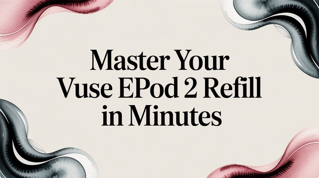 Master Your Vuse ePod 2 Refill in Minutes