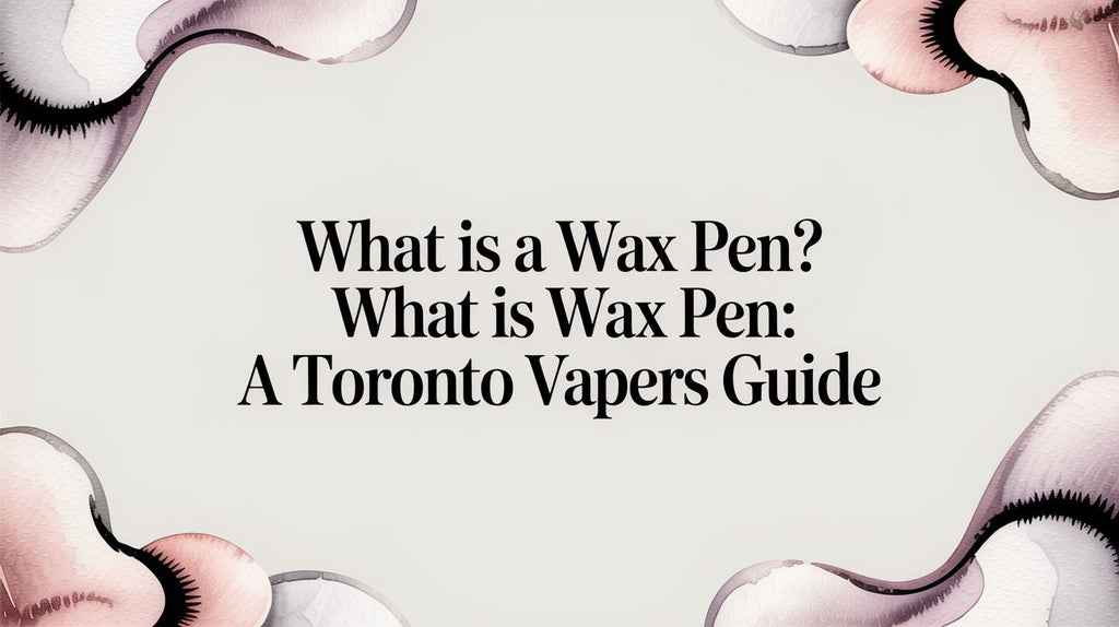 What Is a Wax Pen? A Toronto Vaper's Guide