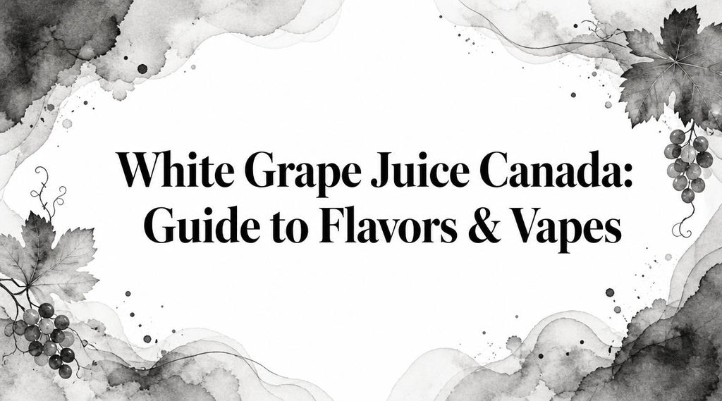 White Grape Juice Canada: Guide to Flavors & Vapes