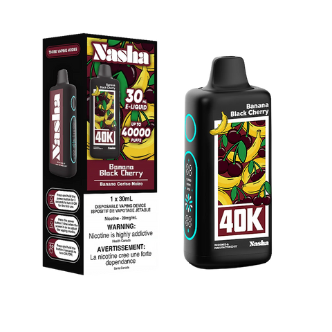 Experience the refreshing and fruity flavors of Orange and Blueberry with the Nasha 40K Disposable. Enjoy up to 40,000 puffs with this 30ml E-liquid content disposable vape. Shop now for premium quality and convenience!