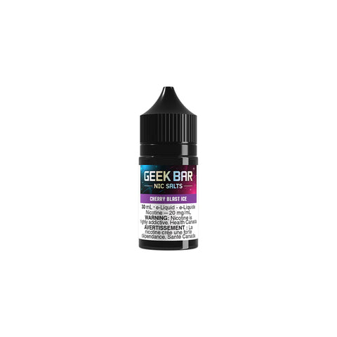 Cherry Blast Ice - Geek Bar Nic Salts Premium Cherry Menthol E-Liquid Wii Vape