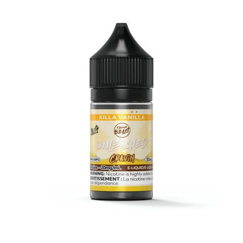 Flavour Beast Killa Vanilla E-Liquid 30ml Premium Salt Nic Vape Juice Canada