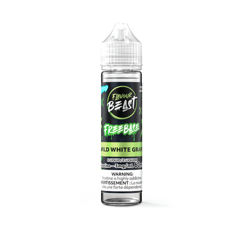 Flavour Beast Wild White Grape Iced Freebase E-Liquid - Premium Vape Juice