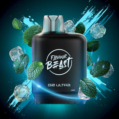 Level X G2 Ultra Polar Mint Pods - 50K Puffs | Flavour Beast Wii Vape