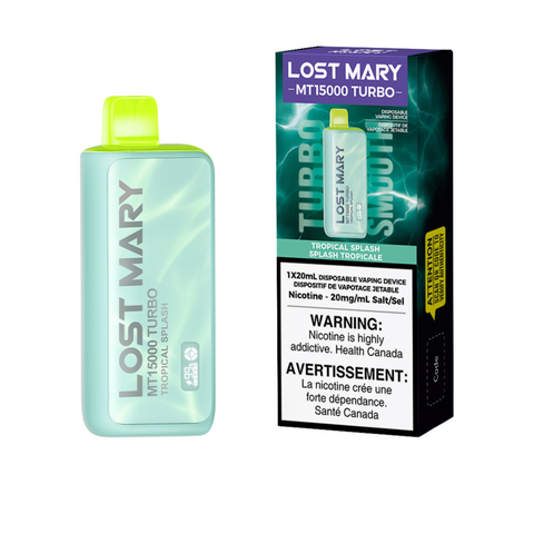 Lost Mary MT15k Disposable Tropical Splash vape shop vape store wii vape gta york toronto ontario canada best price cheap 1  shop number one shop DISPOSABLE DISPOSABLES salt nic salt Nicotine TFN Herbal Vape dry herb concentrates  Shatter Dabs Weed how to how to? sale boxing day black friday  Marijuana weed Supreme