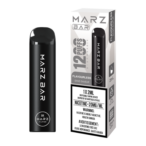 Marz Bar 1200 Flavourless Disposable Vape - 1200 Puffs Wii Vape Canada