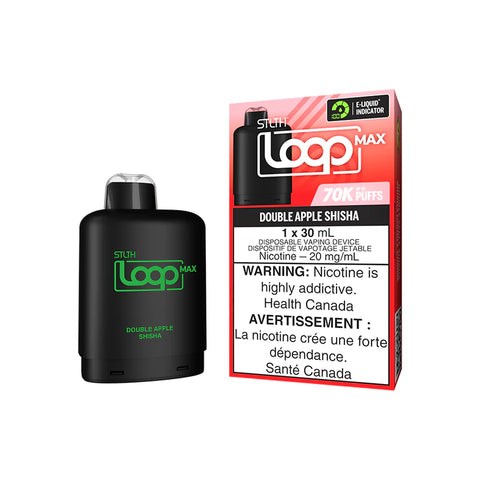 STLTH LOOP MAX Pod Pack - Double Apple Shisha Premium Vape Pods