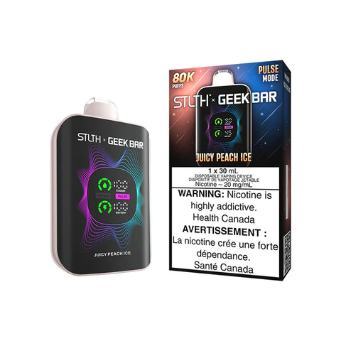 STLTH X GEEK BAR Disposable - Juicy Peach Ice Premium Vape
