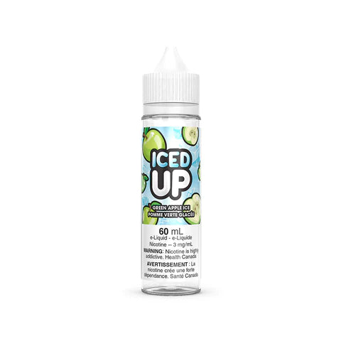 Green Apple Ice E-Liquid by ICED UP - Premium Vape Juicevapes Marijuana weed Supreme