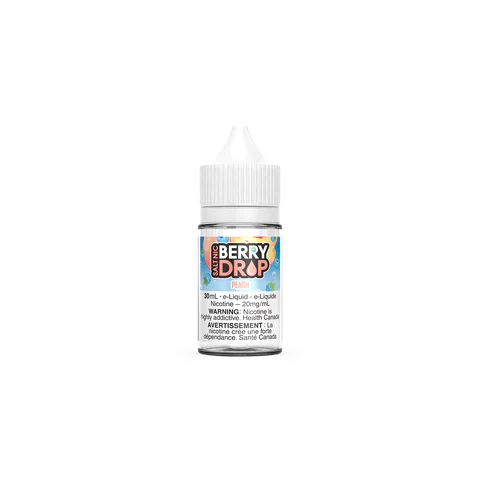 PEACH BY BERRY DROP SALT - Premium Salt Nicotine E-Liquid Wii Vape