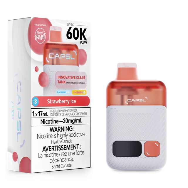CAPSL AFX17 60K Strawberry Ice: Is This 60,000-Puff Disposable Worth It?