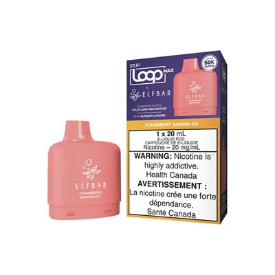 STLTH LOOP MAX X ELF BAR Strawberry Banana Ice: The Ultimate Tropical Vape Experience