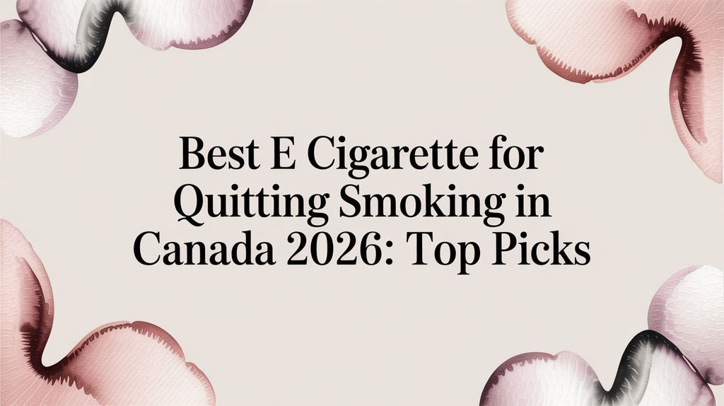 Best e cigarette for quitting smoking in Canada 2026: Top Picks