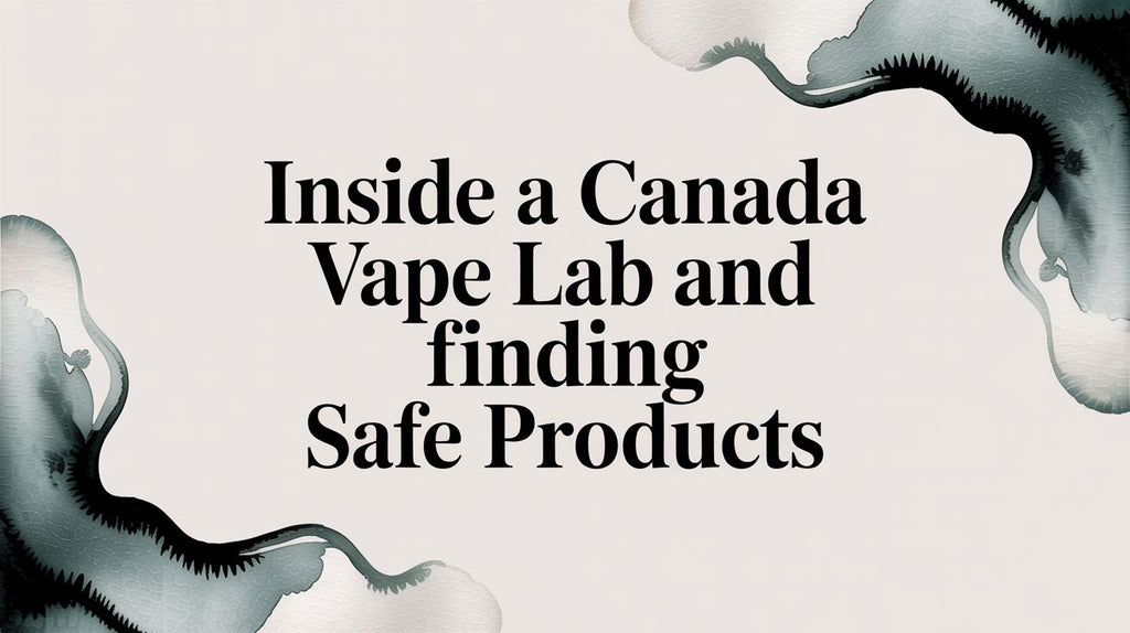Inside a Canada Vape Lab and Finding Safe Products