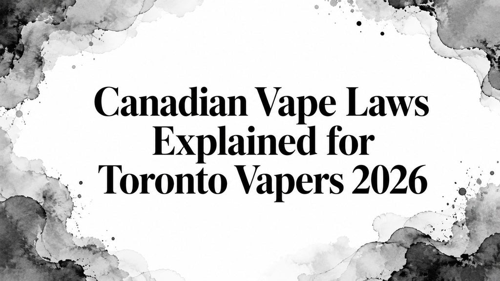 Canadian Vape Laws Explained for Toronto Vapers 2026