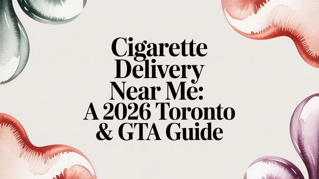 Cigarette Delivery Near Me: A 2026 Toronto & GTA Guide