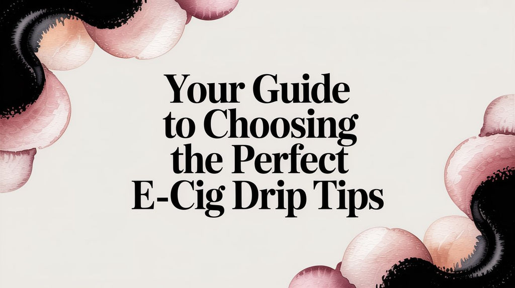 Your Guide to Choosing the Perfect Ecig Drip Tips