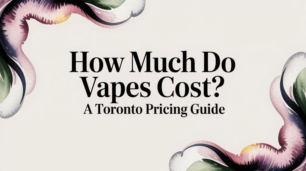 How Much Do Vapes Cost? A Toronto Pricing Guide