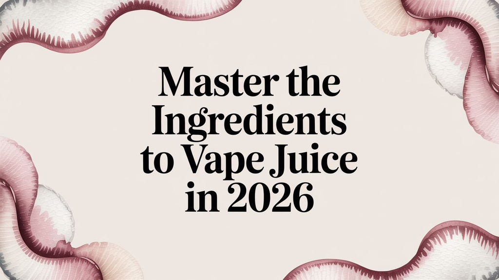 Master the Ingredients to Vape Juice in 2026
