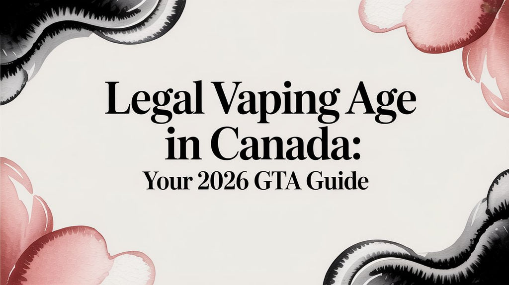 Legal Vaping Age in Canada: Your 2026 GTA Guide