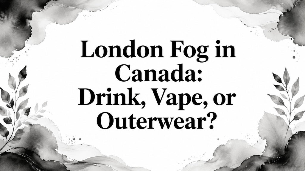 London Fog in Canada: Drink, Vape, or Outerwear?
