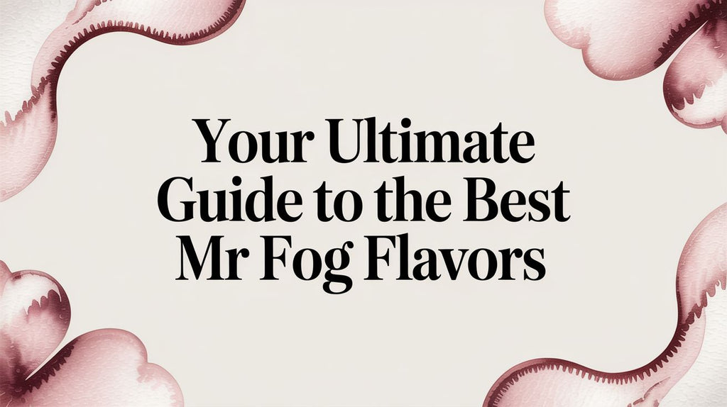 Your Ultimate Guide to the Best Mr Fog Flavors