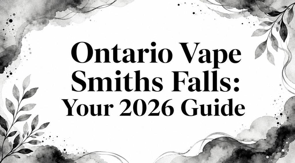 Ontario Vape Smiths Falls: Your 2026 Guide