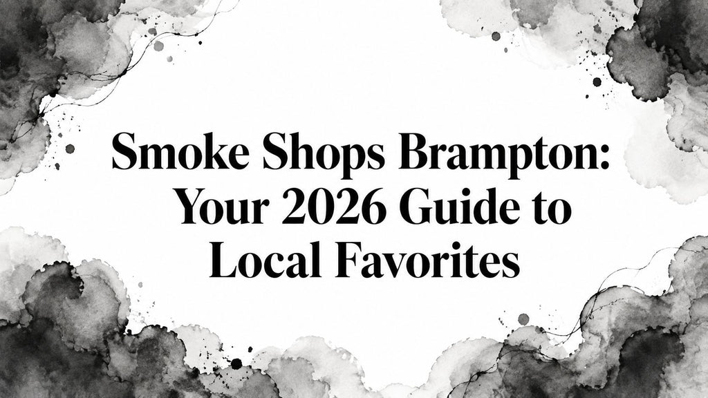 Smoke Shops Brampton: Your 2026 Guide to Local Favorites