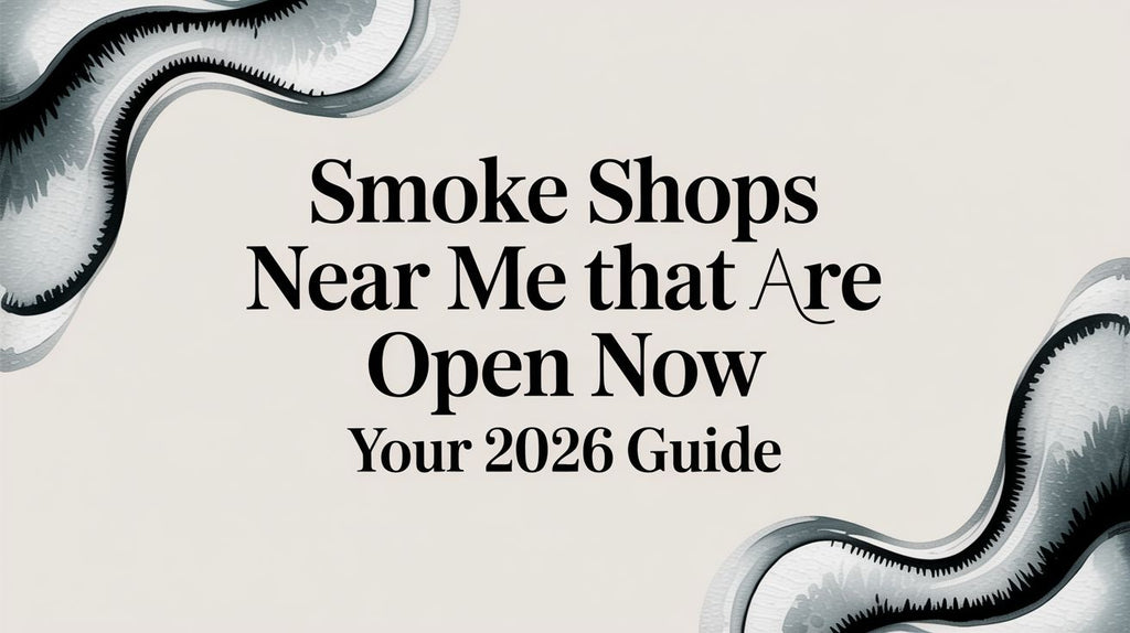 Smoke Shops Near Me That Are Open Now Your 2026 Guide