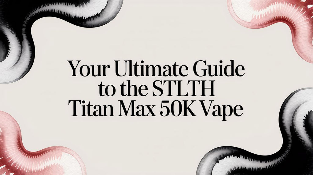 Your Ultimate Guide to the STLTH Titan Max 50K Vape