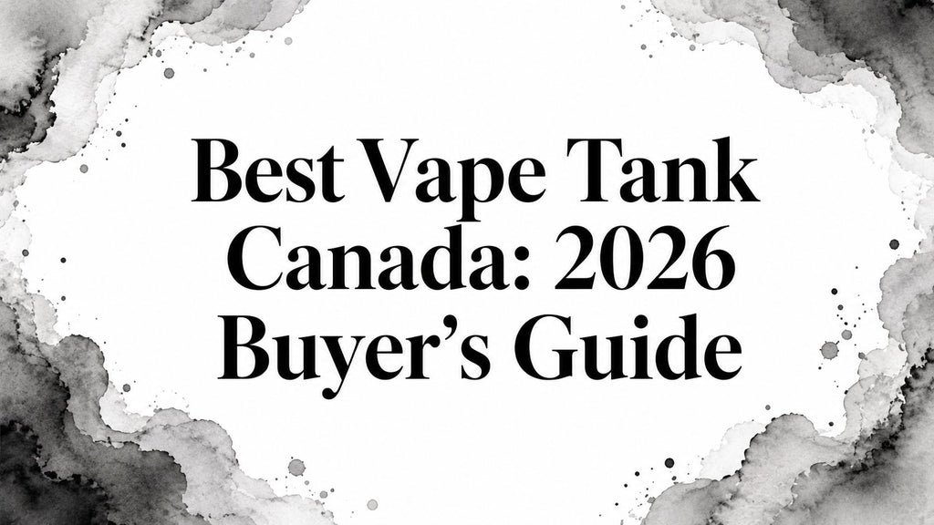 Best Vape Tank Canada: 2026 Buyer's Guide