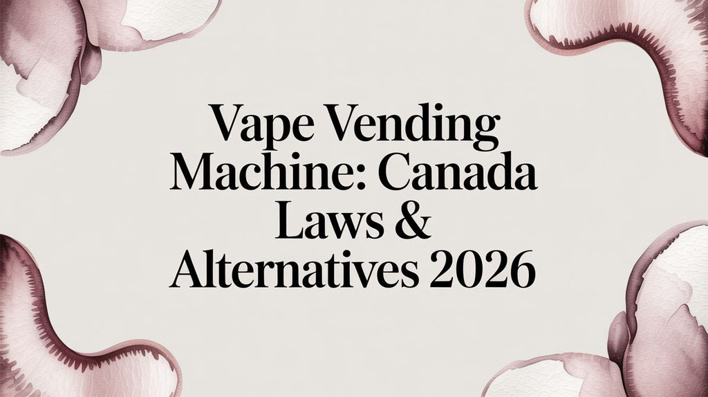Vape Vending Machine: Canada Laws & Alternatives 2026