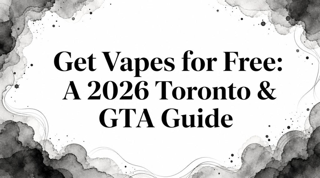 Get Vapes for Free: A 2026 Toronto & GTA Guide