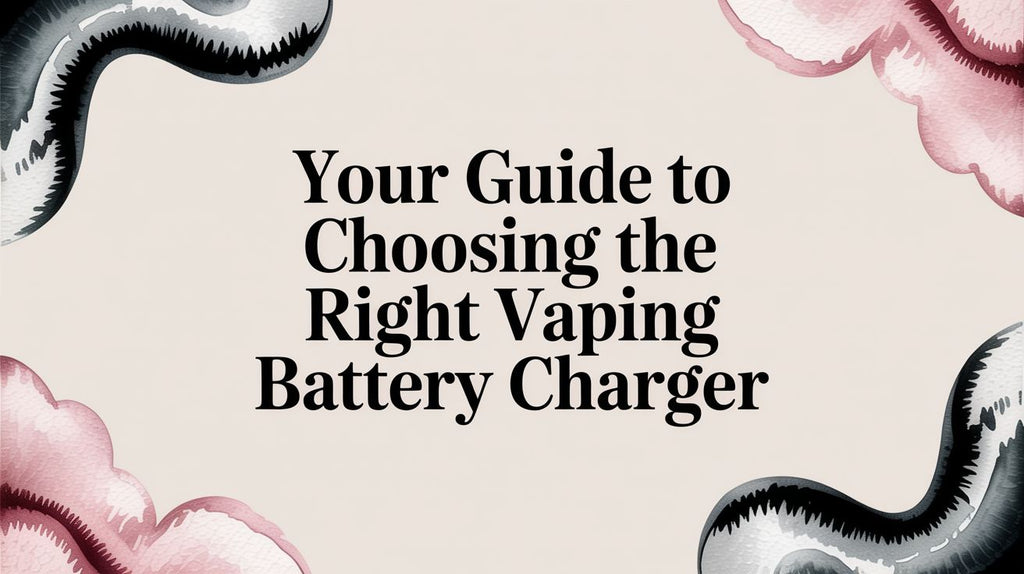 Your Guide to Choosing the Right Vaping Battery Charger