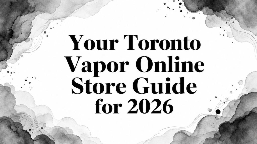 Your Toronto Vapor Online Store Guide for 2026